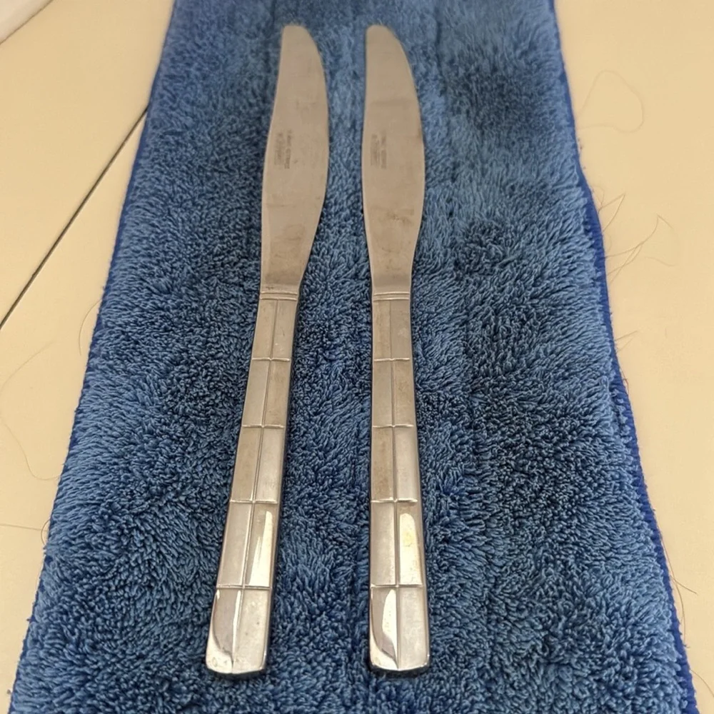 Landscape by Cambridge Stainless Table Knives Set of Two Discontinued Piece